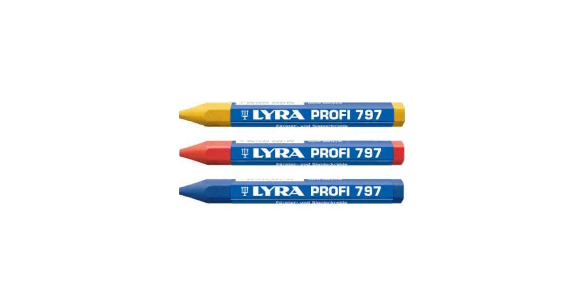 Crayons de marquage Bleu/Rouge - Boite de 100 - LYRA