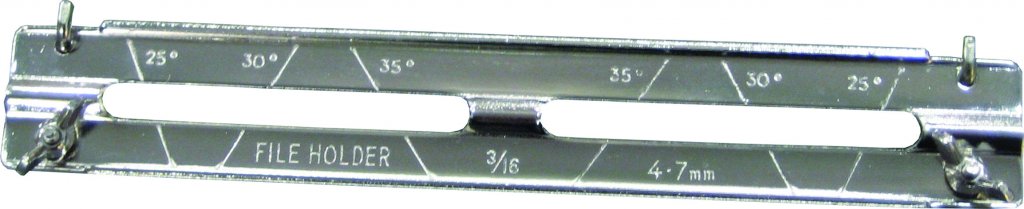 Porte lime avec lime 4mm pour chaîne de tronçonneuse