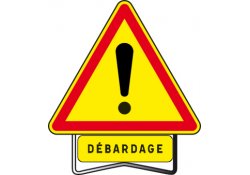 065120+23 - Panneau Danger Débardage