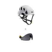 [Kit] - Casque Strato Vent Blanc + Vizir Shadow