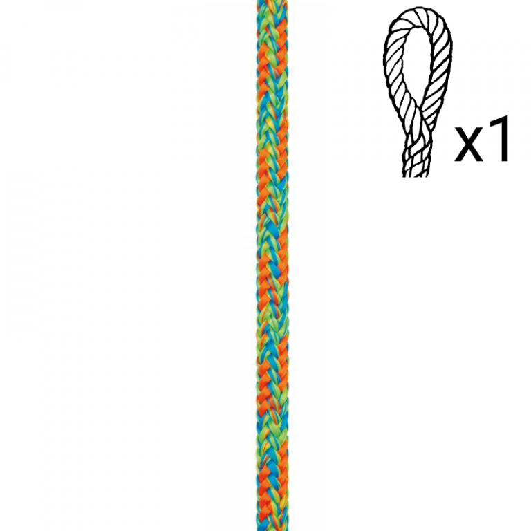 Corde de rappel - ø12,1mm - 1 épissure - KANOPA - COURANT® - L'Equipeur