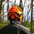 casque-bucheron-protos-forest-orange-et-noir