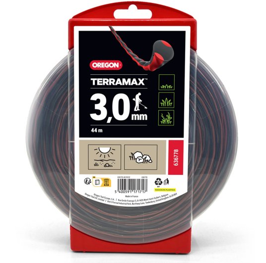 Fil pour débroussailleuse de Ø3mm TerraMax OREGON