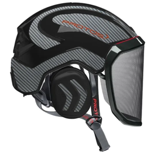 Casque Elagage Protos Integral Black & Carbone