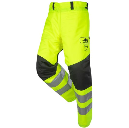 Jambières de protection anticoupure Roadrunner Flash jaune de SIP PROTECTION