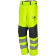 Droite des jambières de protection anticoupure Roadrunner Flash jaune de SIP PROTECTION