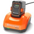 Utilisation du chargeur 40-C500X pour batterie rechargeable de Husqvarna