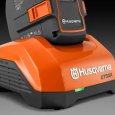 Let lors de l'utilisation du chargeur 40-C500X pour batterie rechargeable de Husqvarna