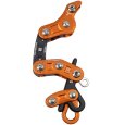 Zoom sur le Rope Runner Vertec orange de Notch