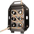 Plan sur l'utilisation du dispositif de freinage Six Pack de Notch pour la rétention de charge en él