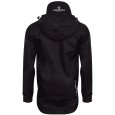 Dos de la veste imperméable BreatheDry noire de Arbortec