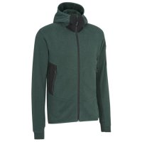 Veste polaire zipée verte de Pfanner