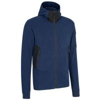 Veste polaire zipée bleue de Pfanner
