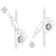 Schématisation de antichute mobile pour cordiste ASAP de Petzl