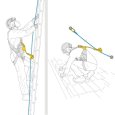 Application de l'antichute mobile pour cordiste ASAP de Petzl