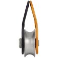 Côté de la poulie de secourisme & de mouflage Rescue S jaune de Petzl