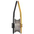 Côté de la poulie Prussik MINDER S1 de Petzl