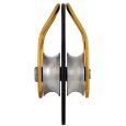 Côté de la poulie Prussik MINDER S2 de Petzl