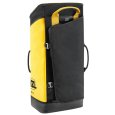 Fermeture des lanières du sac à dos jaune & noir EXPERT de 55 litres Petzl