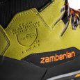 Zoom sur les chaussures anti-coupure Logger Pro GTX RR S3 vertes de Zamberlan