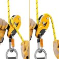 Mise en application du descendeur compact auto freinant RIG non réparable de Petzl