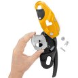 Réparation du descendeur auto-freinant compact jaune Rig réparable de Petzl