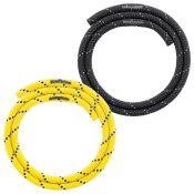 Pont d'attache à nouer jaune & noir pour baudrier SEQUOIA de Petzl