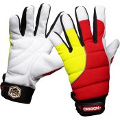 Gants de protection anticoupure rouge & jaune Protect Pro de Oregon