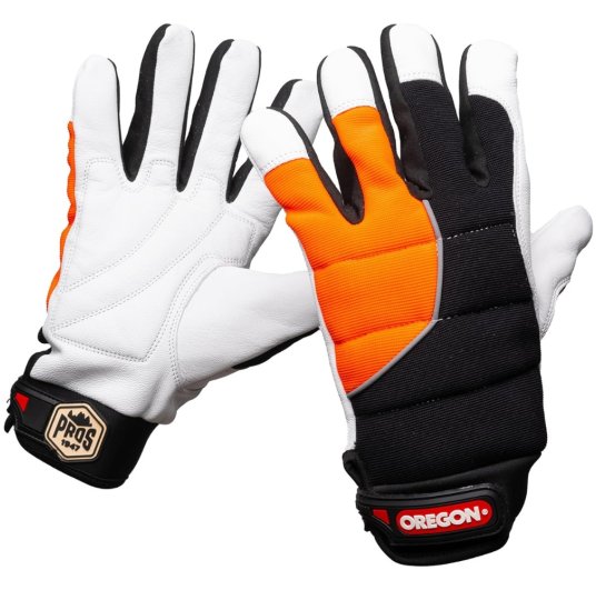 Gants de protection anticoupure orange & noir Protect Pro de Oregon