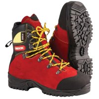 Chaussures de protection anticoupure classe 2 Protect Pro rouge & jaune de Oregon