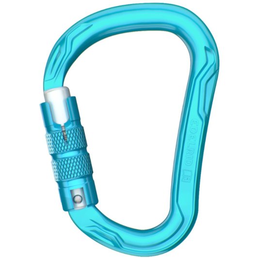 Mousqueton de sécurité HMS Big Bo Triple bleu de Edelrid