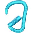 Ouverture du mousqueton de sécurité HMS Big Bo Triple bleu de Edelrid