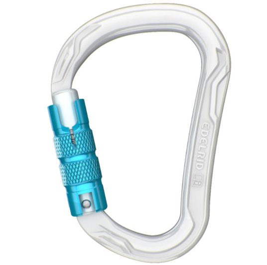 Mousqueton de sécurité HMS Big Bo Triple gris de Edelrid