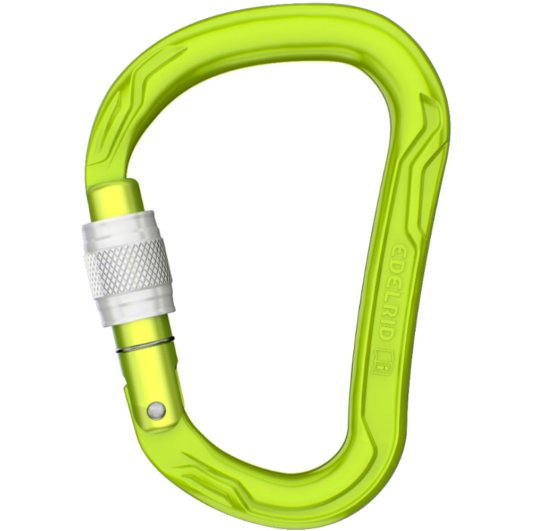 Mousqueton de travail Big Bo Screw vert de Edelrid