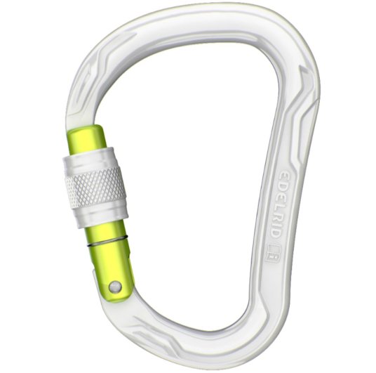 Mousqueton de travail Big Bo Screw gris de Edelrid