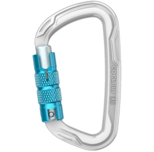 Mousqueton Taser Triple gris pour travaux sur corde de EDELRID