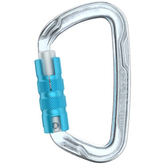 Mousqueton Taser Steel Triple de Edelrid pour travaux sur corde