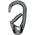 Ouverture du mousqueton poulie Maxiom Rig Slider de Edelrid