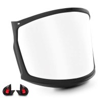 Visière Zen Full Face transparente & adaptateur pour caque Primero & Zenith X pour Kask