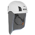 Utilisation du protège nuque gris polaire & imperméable pour casque Kask