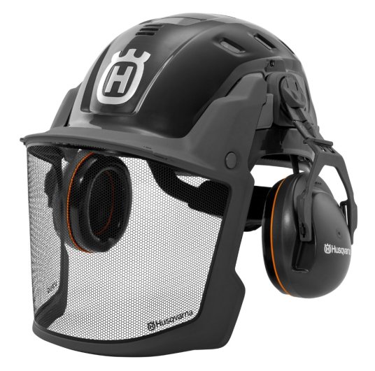 Casque de protection forestière Technical Mips en gris de HUSQVARNA