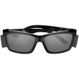 Face avant des lunettes de sécurité fumées STKS 420 noires de Bollé Safety