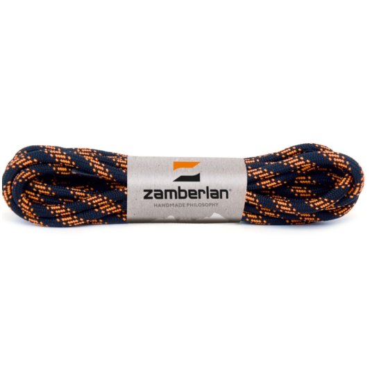Lacets de remplacement gris & orange de 205cm pour chaussures de Zamberlan