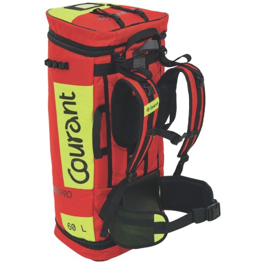 Sac pour le transport de matériel Cross Pro 2.0 rouge & jaune de Courant