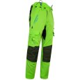 Droite du pantalon anticoupure classe 1 Vented Lime de Arbortec