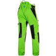 Arrière du pantalon anticoupure classe 1 Vented Lime de Arbortec