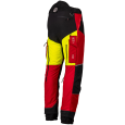 Arrière du pantalon de travail anticoupure de classe 1 Protect Pro rouge & jaune de Oregon