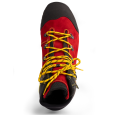 Utilisation des chaussures de protection anticoupure classe 2 Protect Pro rouge & jaune de Oregon