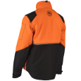 Dos de la veste de travail Protect Pro orange & noire de Oregon
