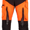 Zoom sur le pantalon de protection anticoupure de classe 1 Protect Pro orange & noir de Oregon